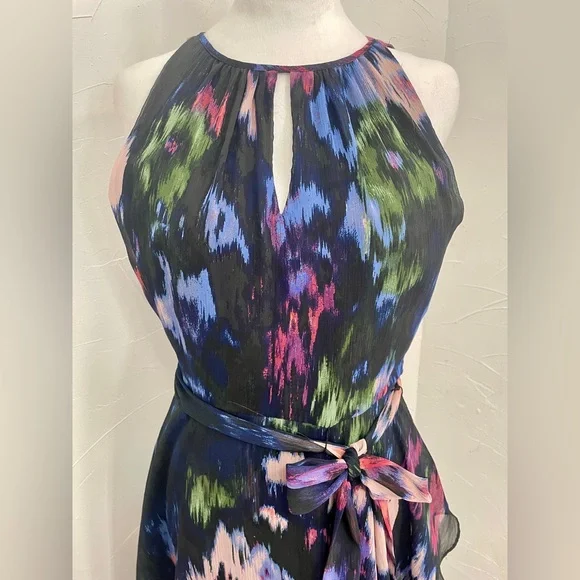Tahari Arthur S. Levine floral print a-line dress - Picture 6 of 10